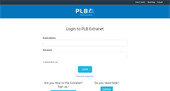 Desktop Screenshot of plbextranet.com