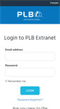 Mobile Screenshot of plbextranet.com